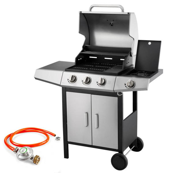Grill Gazowy Fieldmann Fzg 3010 3 Palniki   Boczny