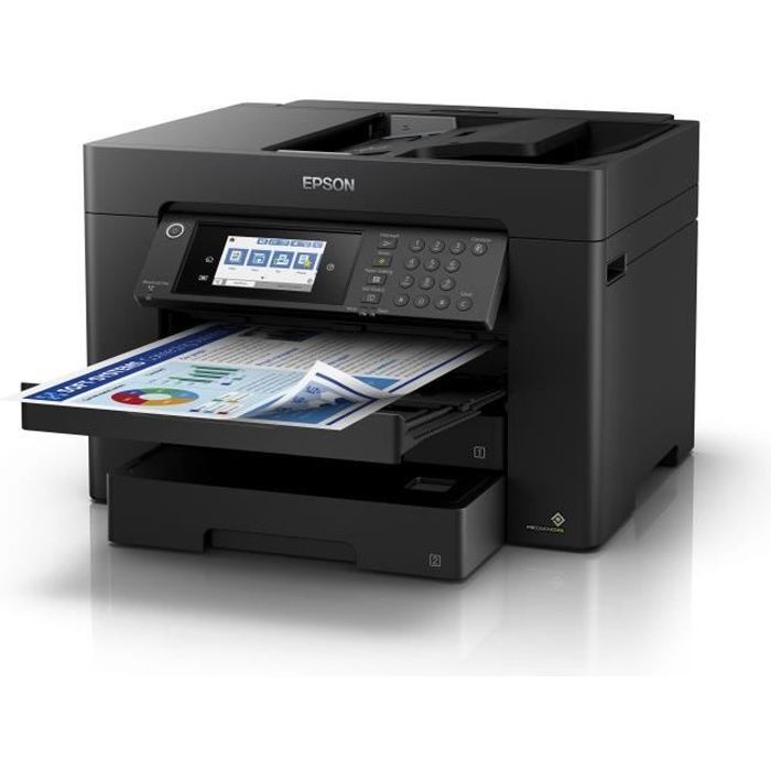 Stampante a getto d'inchiostro EPSON WF-7840DTWF - Stampa fronte/retro automatica - Formato legale (216 x 356 mm) - Wireless