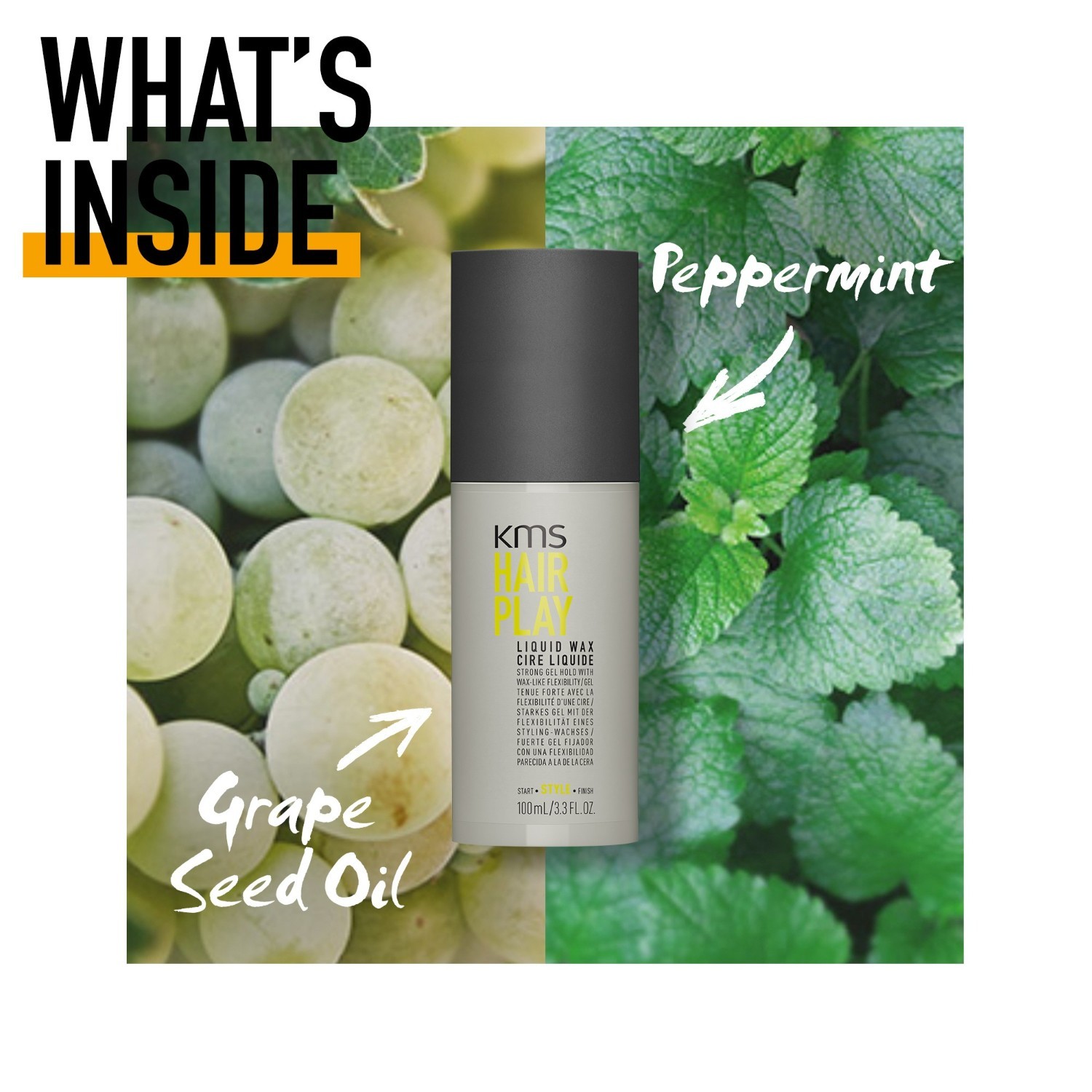 KMS matu vasks Hairplay šķidrais vasks - 100 ml