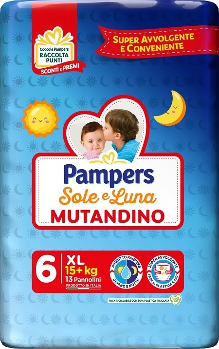 PAMPERS Pampers Sole Luna XL aluspüksid 13 tk