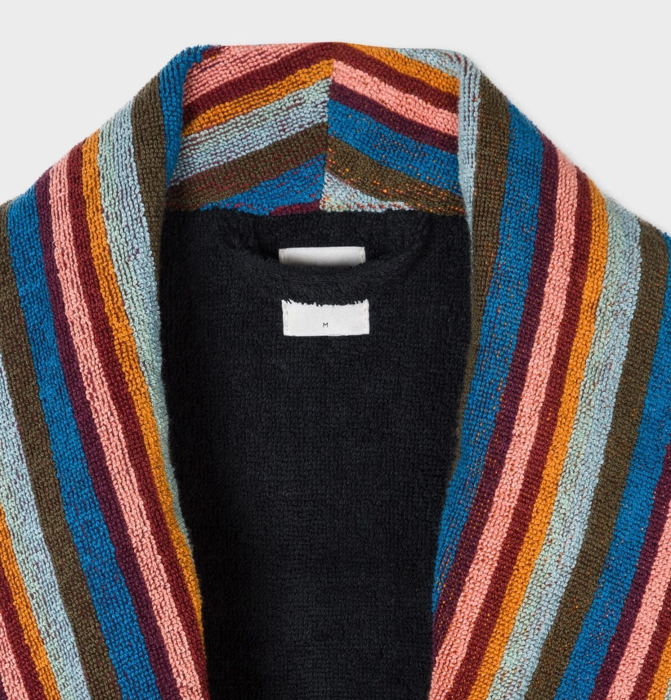 Accappatoio da uomo Paul Smith ARTIST TRIM - nero