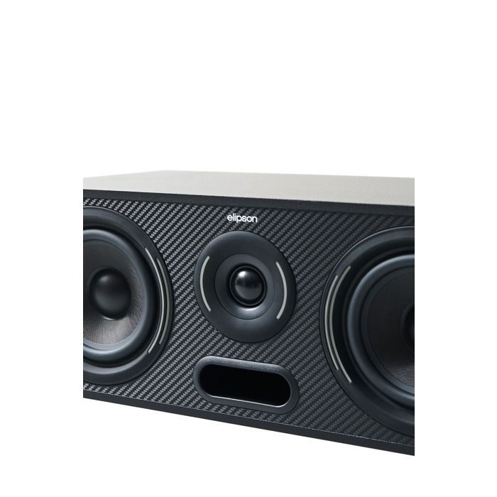 Enceinte Centrale - Elipson - Horus 10C - Noir Carbone - Haut-parleurs médium/grave - Tweeter en soie