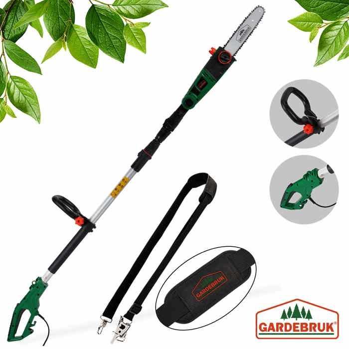 GARDEBRUK - Elagueuse électrique sur perche • 750 W • ASX 900 • tige télescopique lame 26cm - entretien jardin branches arbres