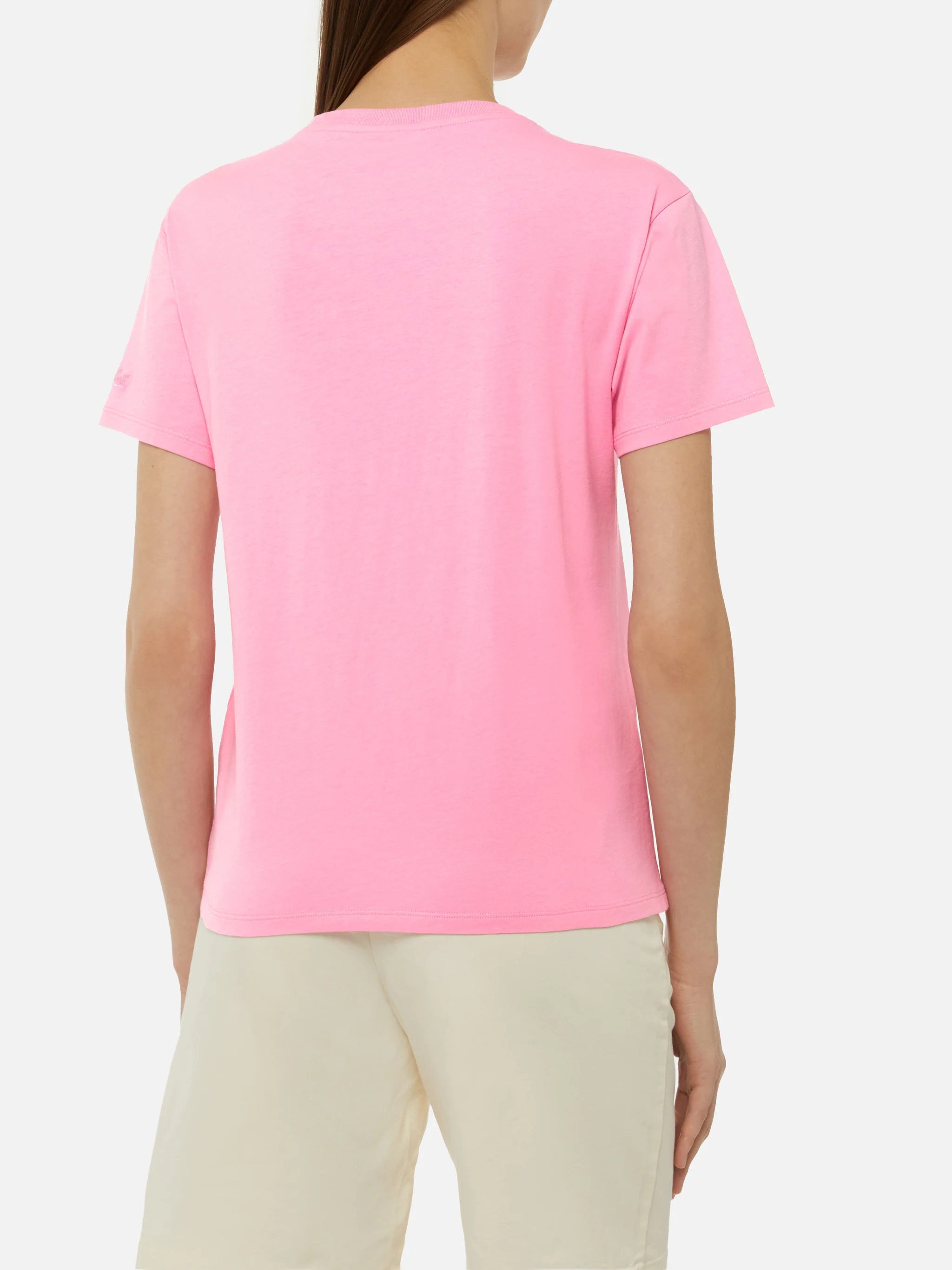 Emilie katoenen T-shirt met borduursel 