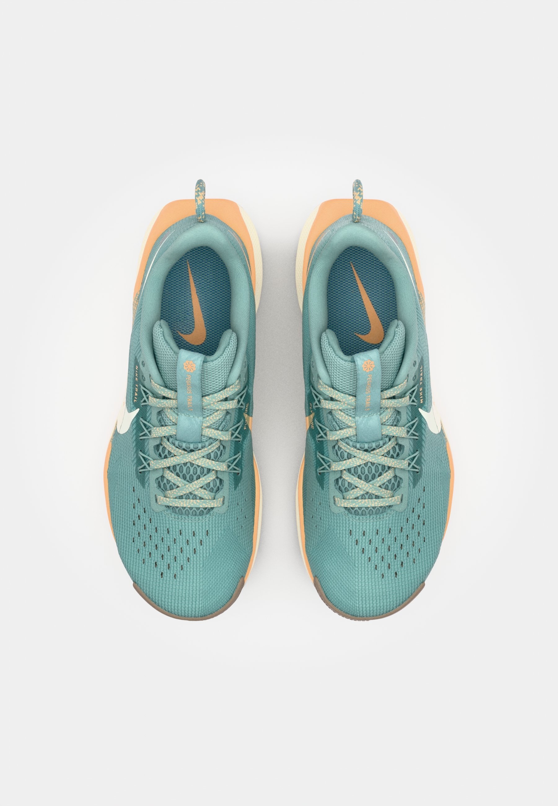 Nike Performance REACTX PEGASUS 5 - Trailrunning schoenen - cannon/soft pearl/brown/orange chalk