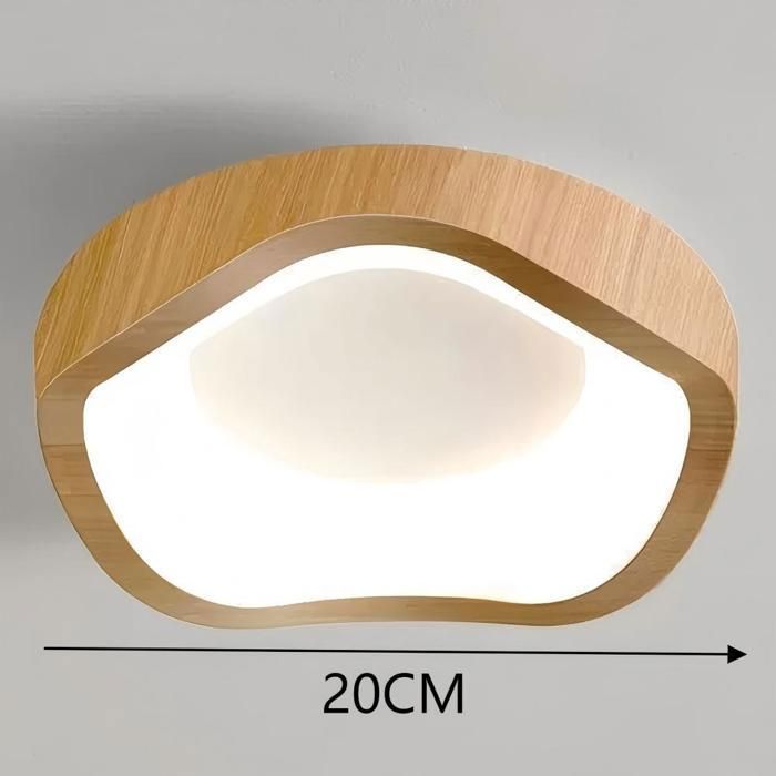 Lámpara de techo LED de estilo moderno Fusion - 12 W, luz blanca fría, IP54, resistente al agua, para baño - 1 unidad, Ø20 cm