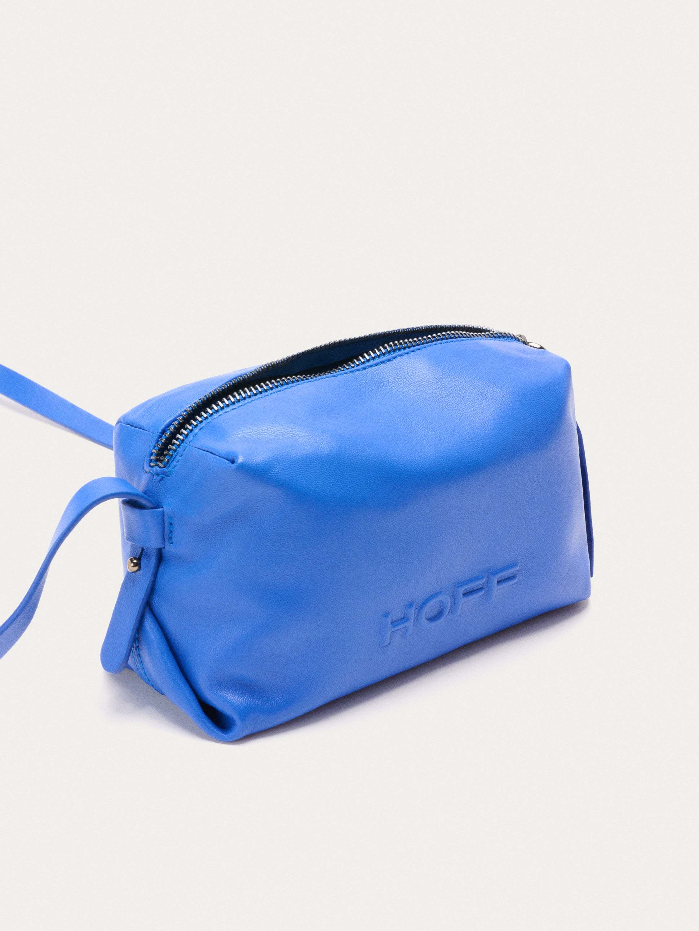 BANDOLERA PIEL HALL AZUL