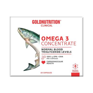 GOLDNUTRITION Clinical Ómega 3 Concentrado      60 cápsulas 60 cápsulas