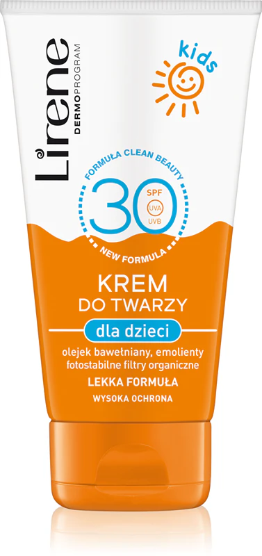 Protetor solar facial Lirene Sun Care para crianças