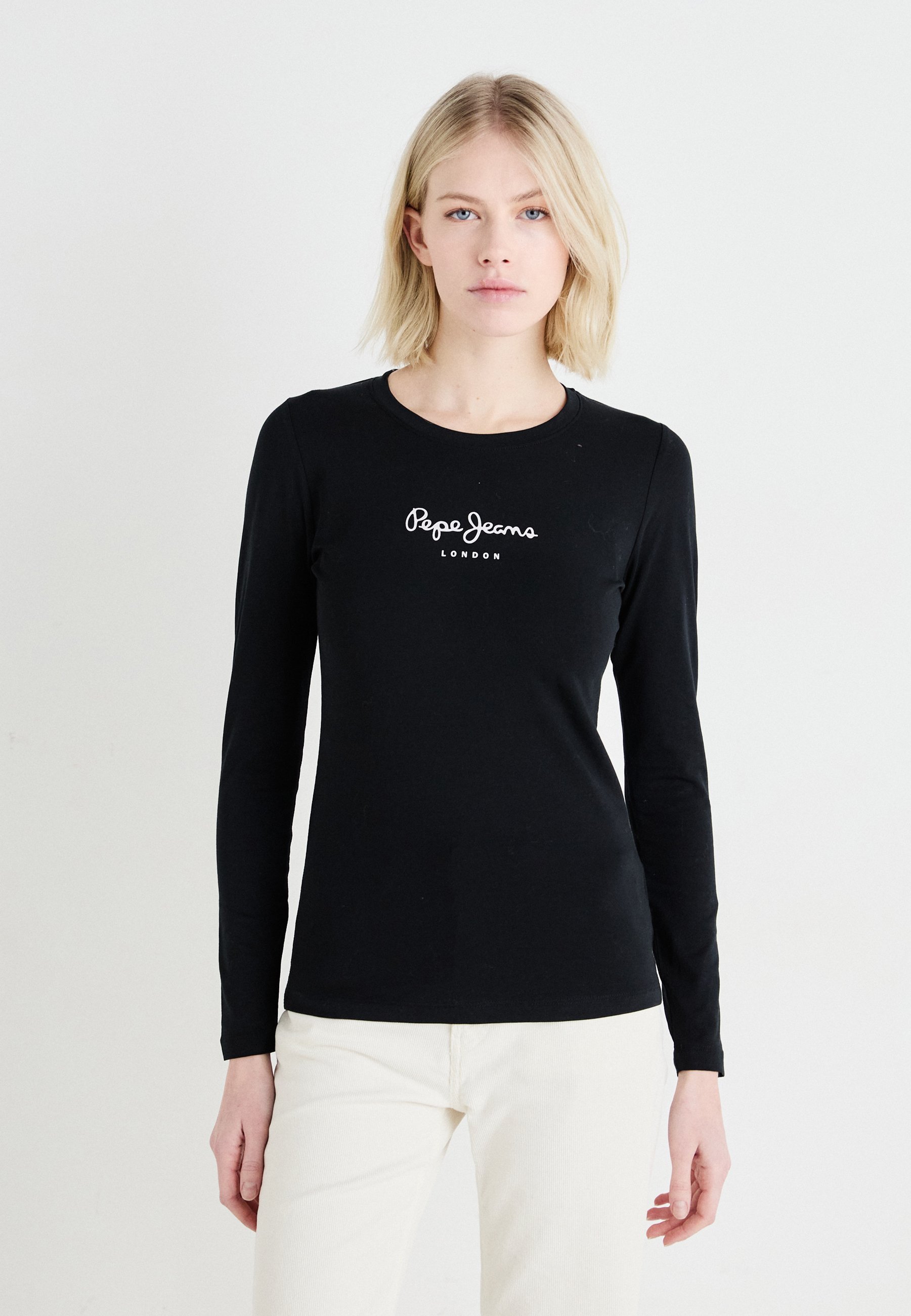 Pepe Jeans NEW VIRGINIA - Top met lange mouwen - zwart