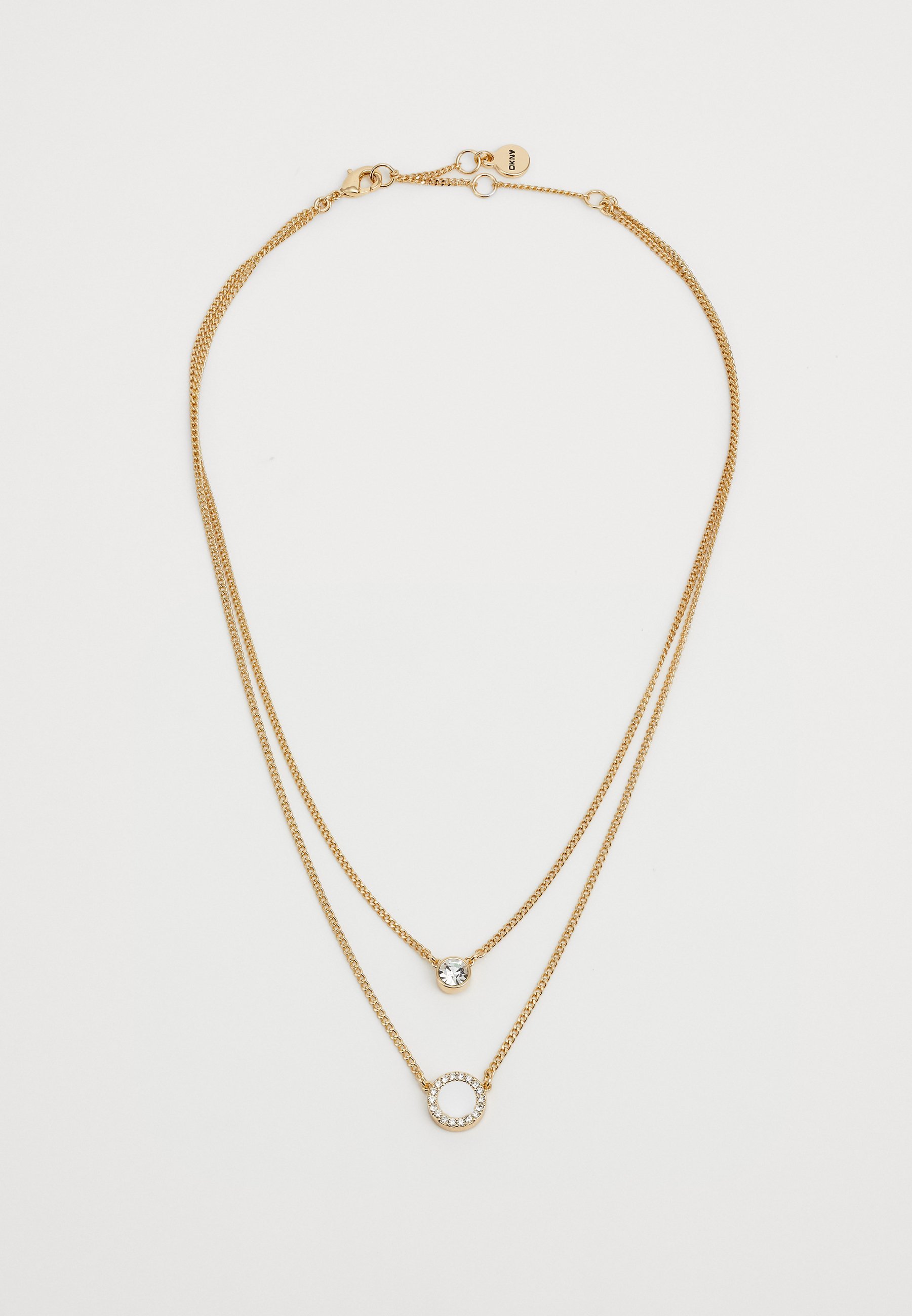 DKNY INLAY ROW – Halskette – goldfarben/weiß