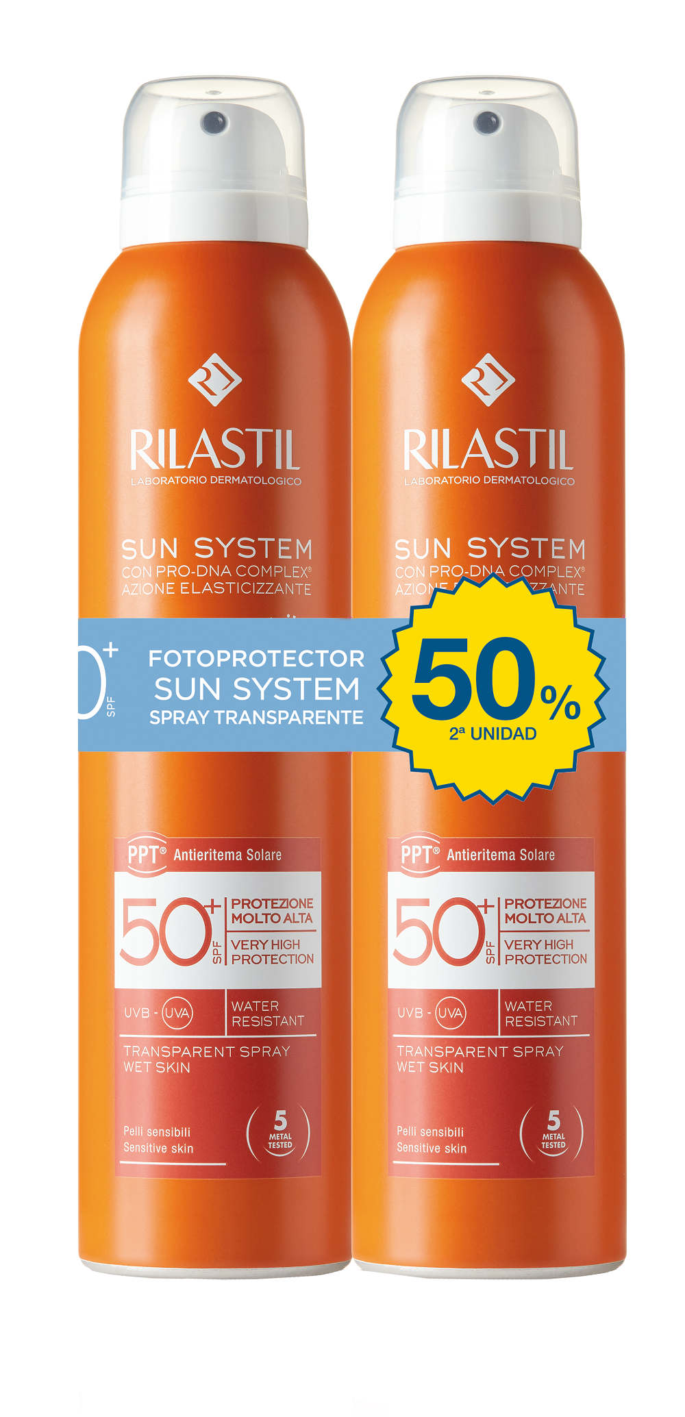 Sun System Photoprotector prozirni sprej SPF50 Ljekarna za zaštitu od sunca