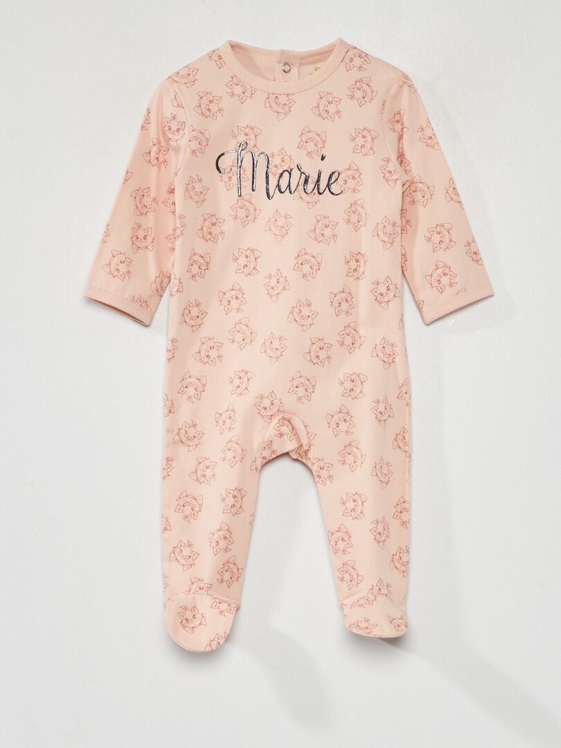 Macacão curto estilo 'Disney' - ROSA