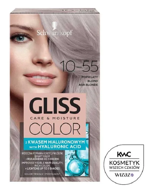 Gliss Color Farba do włosów, 10-55 AshBlonde