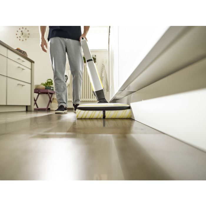Limpiador de suelos inalámbrico Kärcher FC 7 Cordless Plus Stone *UE - Autonomía de 45 min - 500 rpm - Rodillos especiales para baldosas