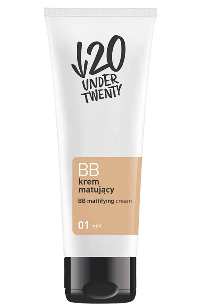 Under Twenty Krem matujący BB 01 Light 60ml