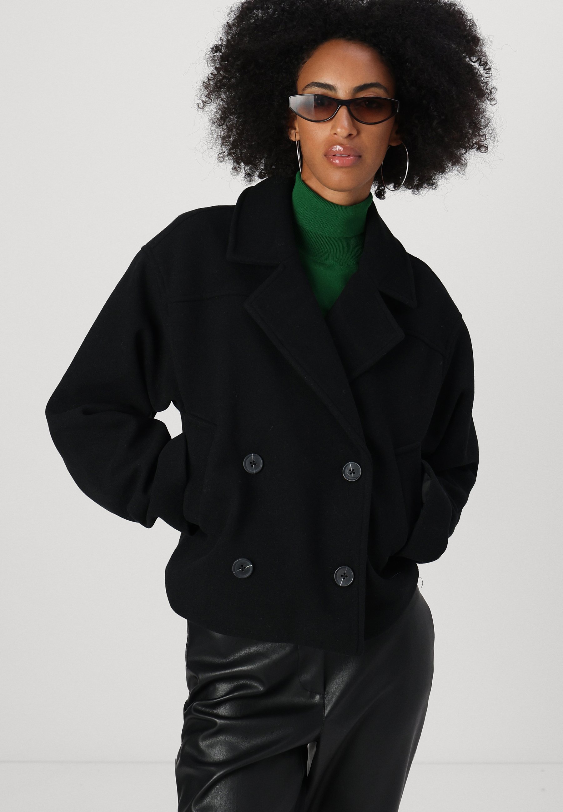 Veste courte Noisy May NMALICIA - Veste d'hiver - noire
