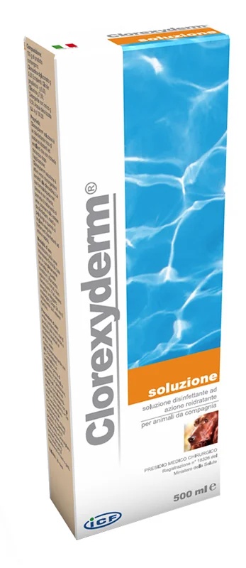 CLOREXYDERM Solution Clorexyderm 500 ml Shampooing thérapeutique