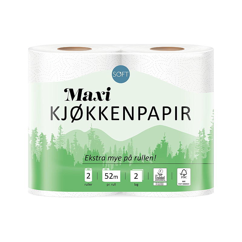 Pehmeä kuivausrumpurulla, 2 kpl Maxi