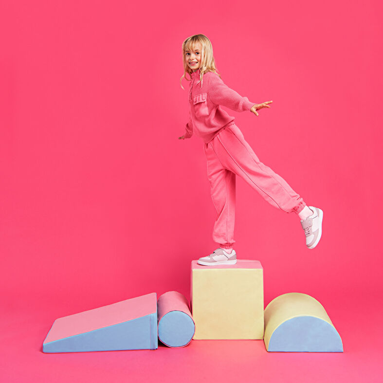 Rosa Mädchen-Sneaker