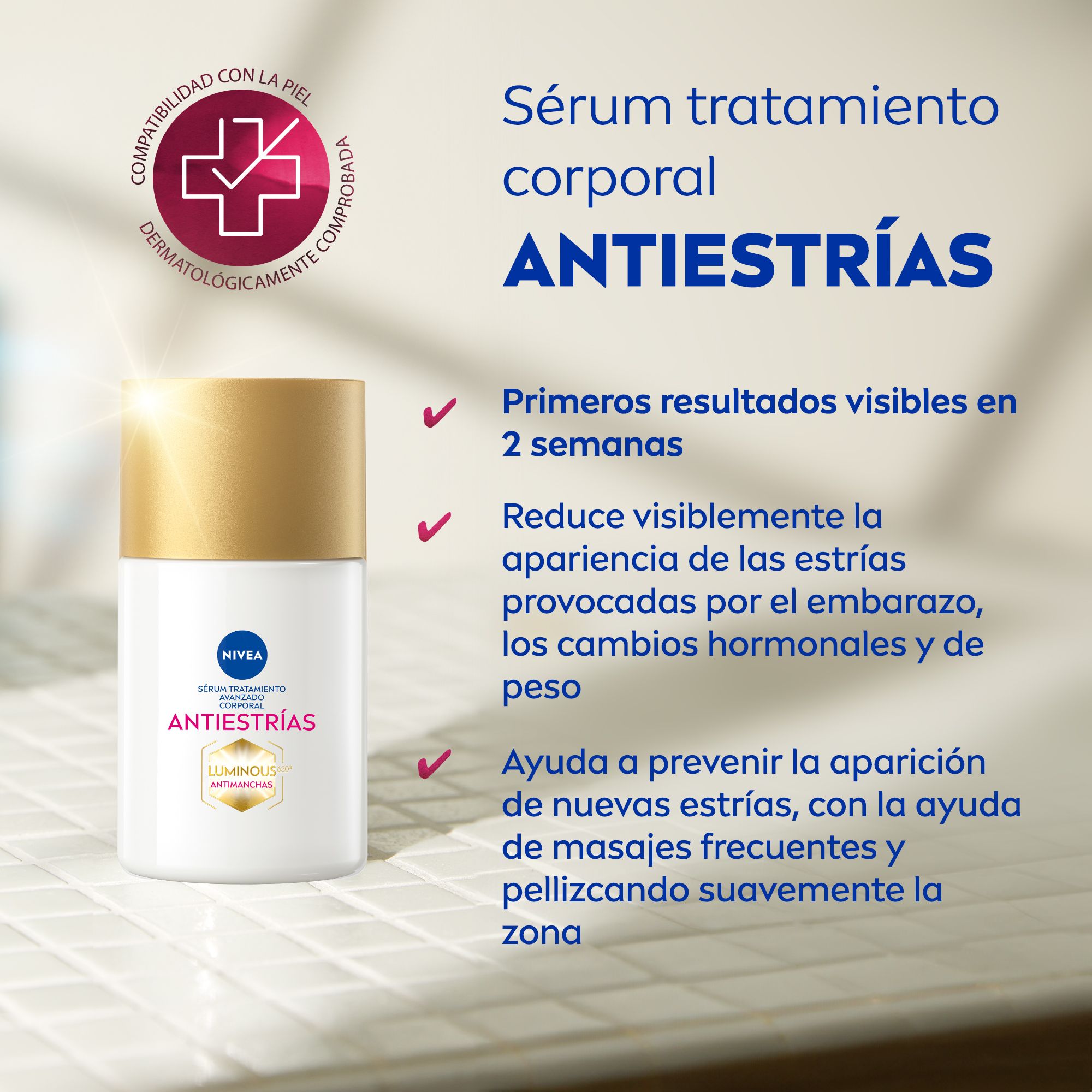 Luminous 630 Serum za telo proti strijam Olja proti strijam