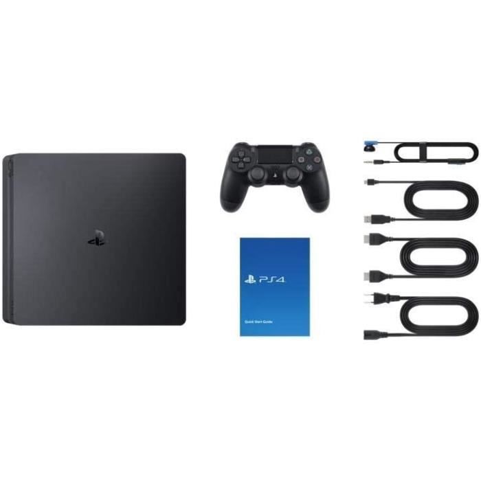 Console domestica - Sony - PlayStation 4 Slim - 500 GB - 1 controller DUALSHOCK 4 - Nero