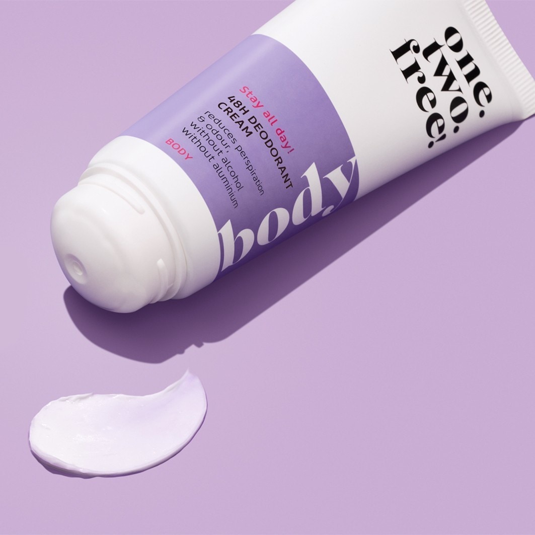 one.two.free! Déodorant crème 48H - 60 ml