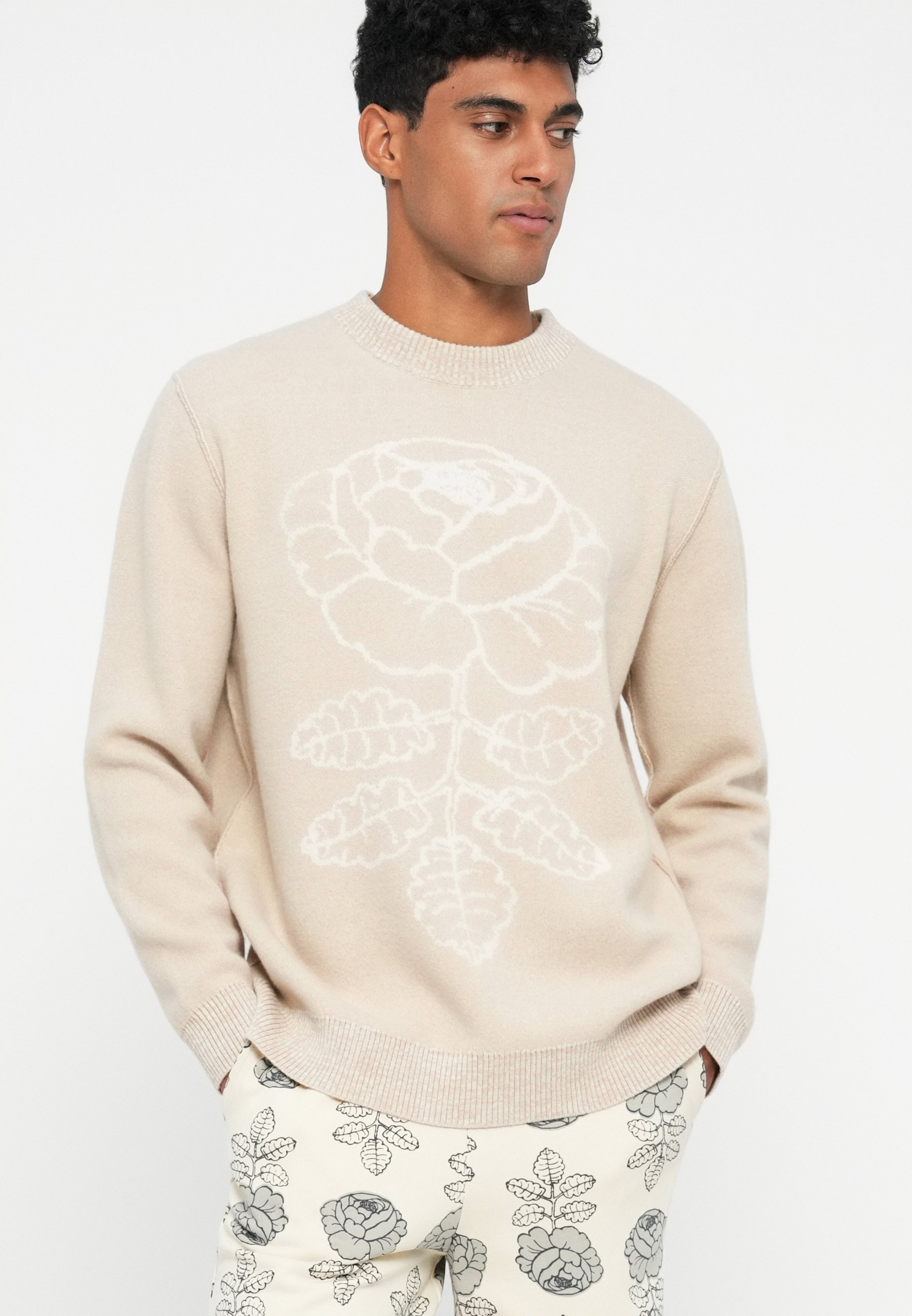 Marimekko ROSES WEDDING ROSE UNISEX - Genser - beige/off white