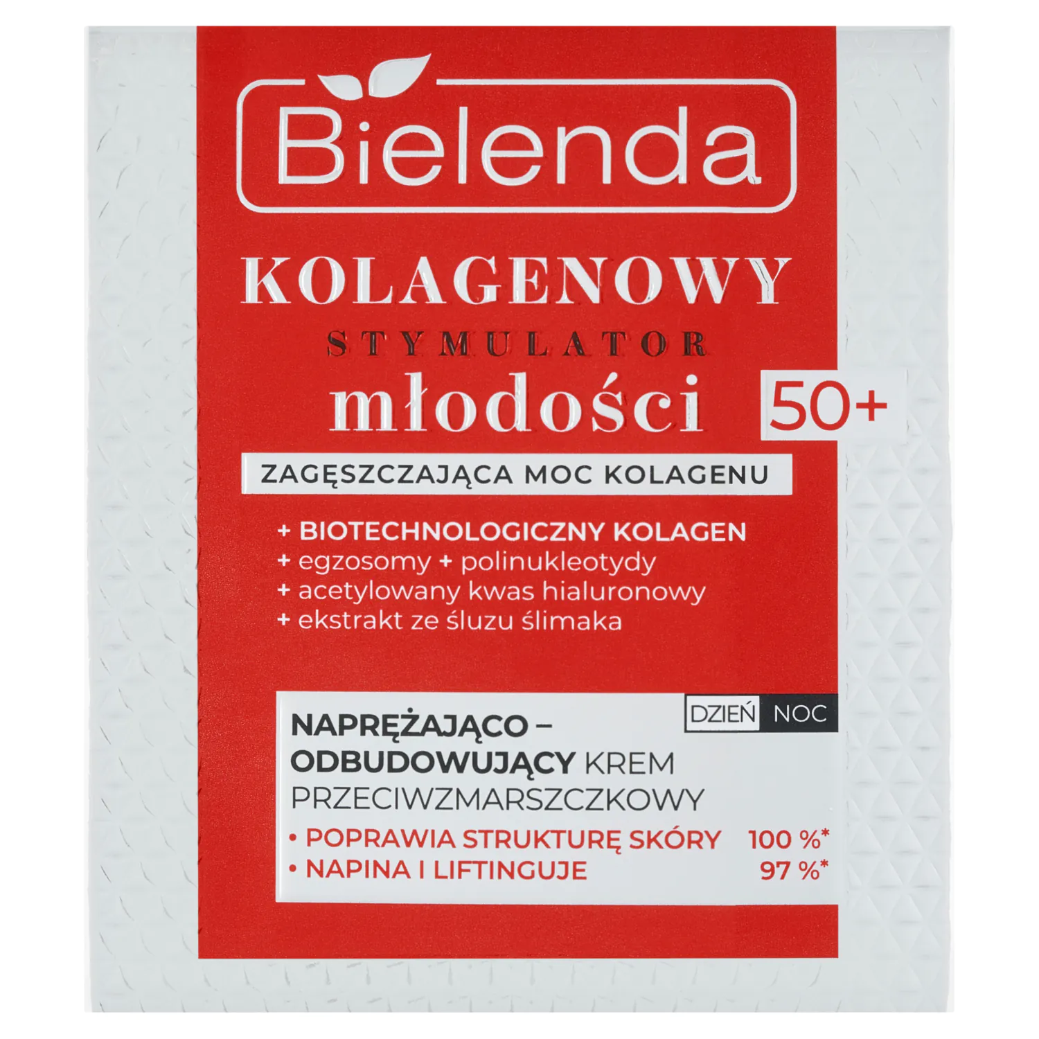 Bielenda Kolagenowy Stymulator Młodości krem naprężająco-odbudowujący 50+ dzień/noc