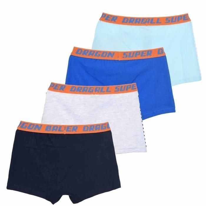 Set van 4 katoenen boxershorts voor jongens met Dragon Ball Super 