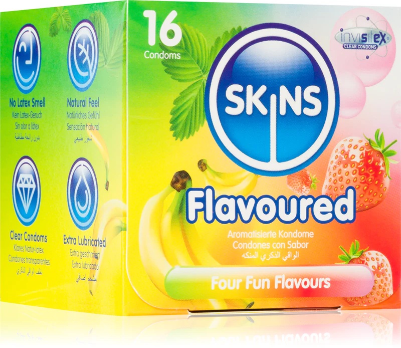Kondomi za medicinske pripomočke Skins Flavors