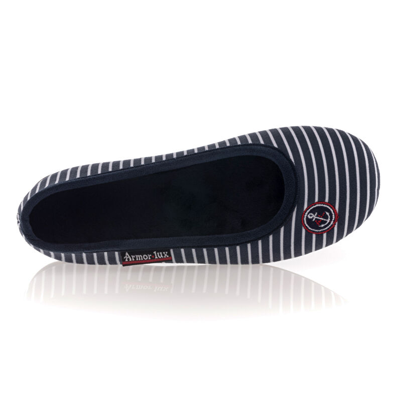 Pantoufles Femme Bleu