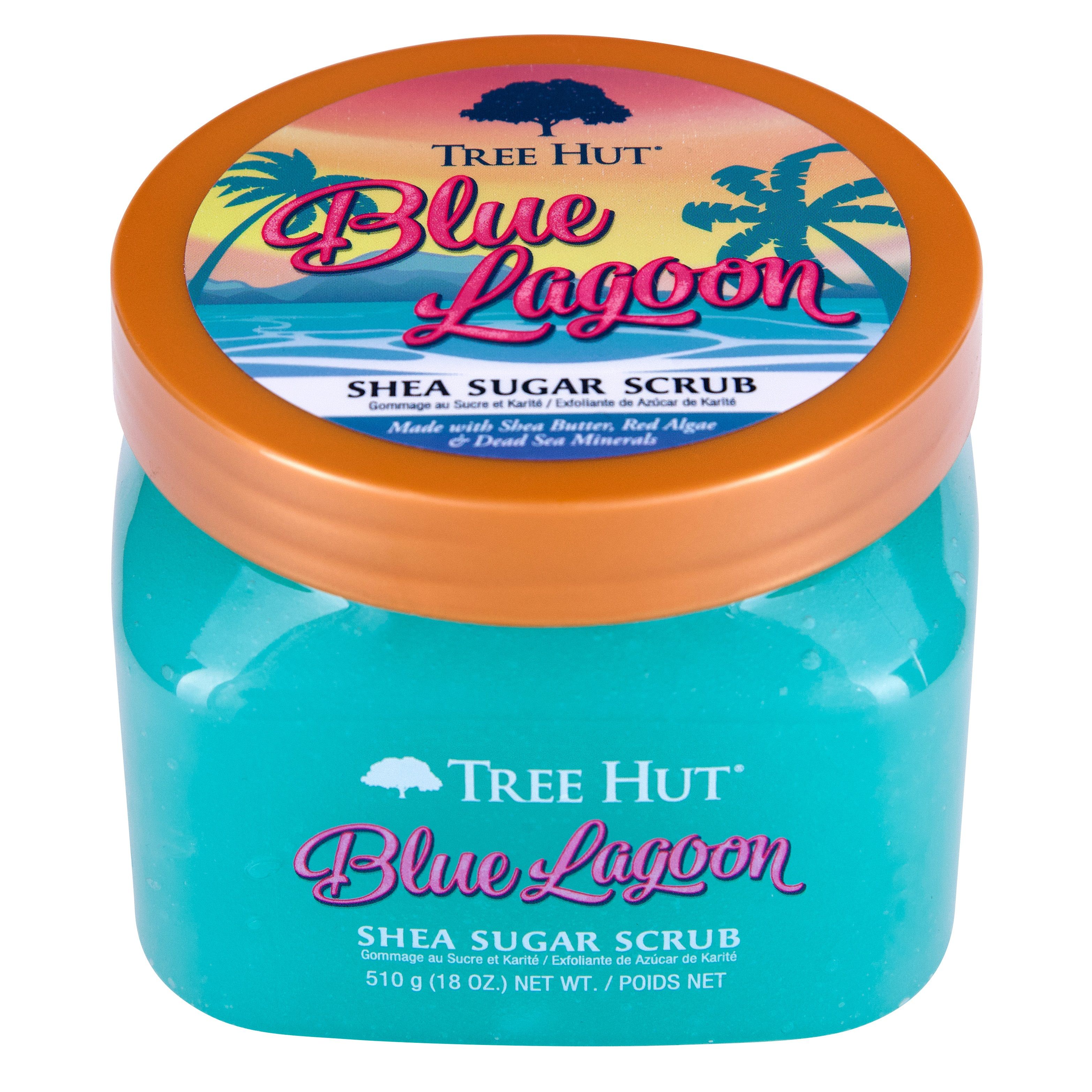Piling za tijelo sa shea šećerom i Blue Lagoon pilingom Piling za tijelo