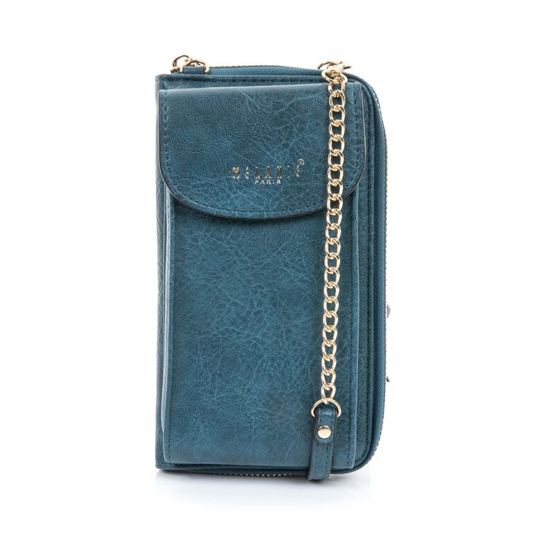 Blauwe dames crossbodytas