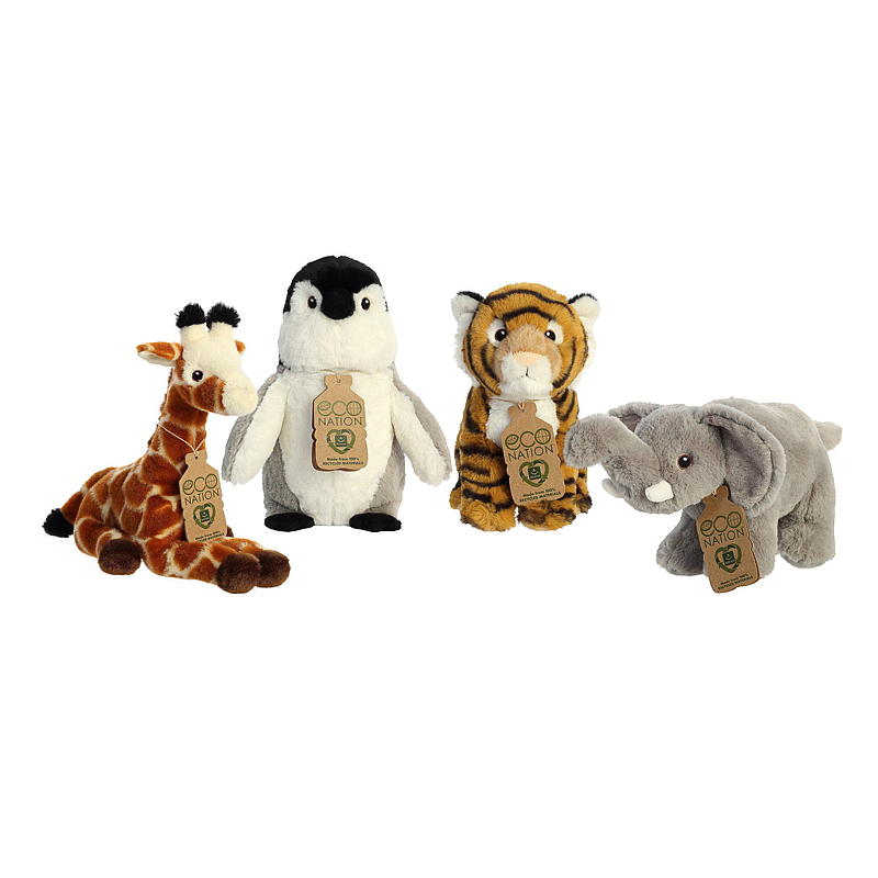 FunToys Gosedjur 20 cm, tiger, eko
