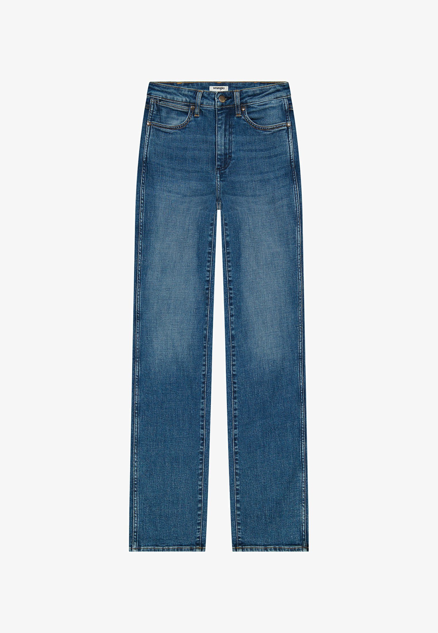 Wrangler STRAIGHT - Jeansy o luźnym kroju - kowbojski herb