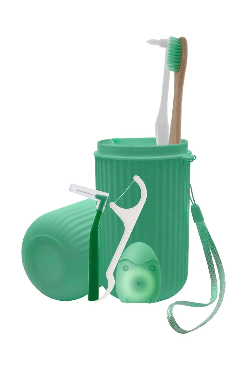 Life Dental Travel Pack 6 Elementów (Tuba, Szczoteczka, Nić dentystyczna., Akcesoria do higieny jamy ustnej)