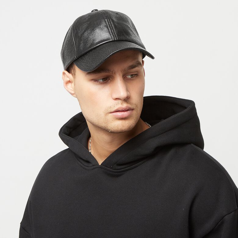 Printed Fake Leather Pattern Baseball Cap