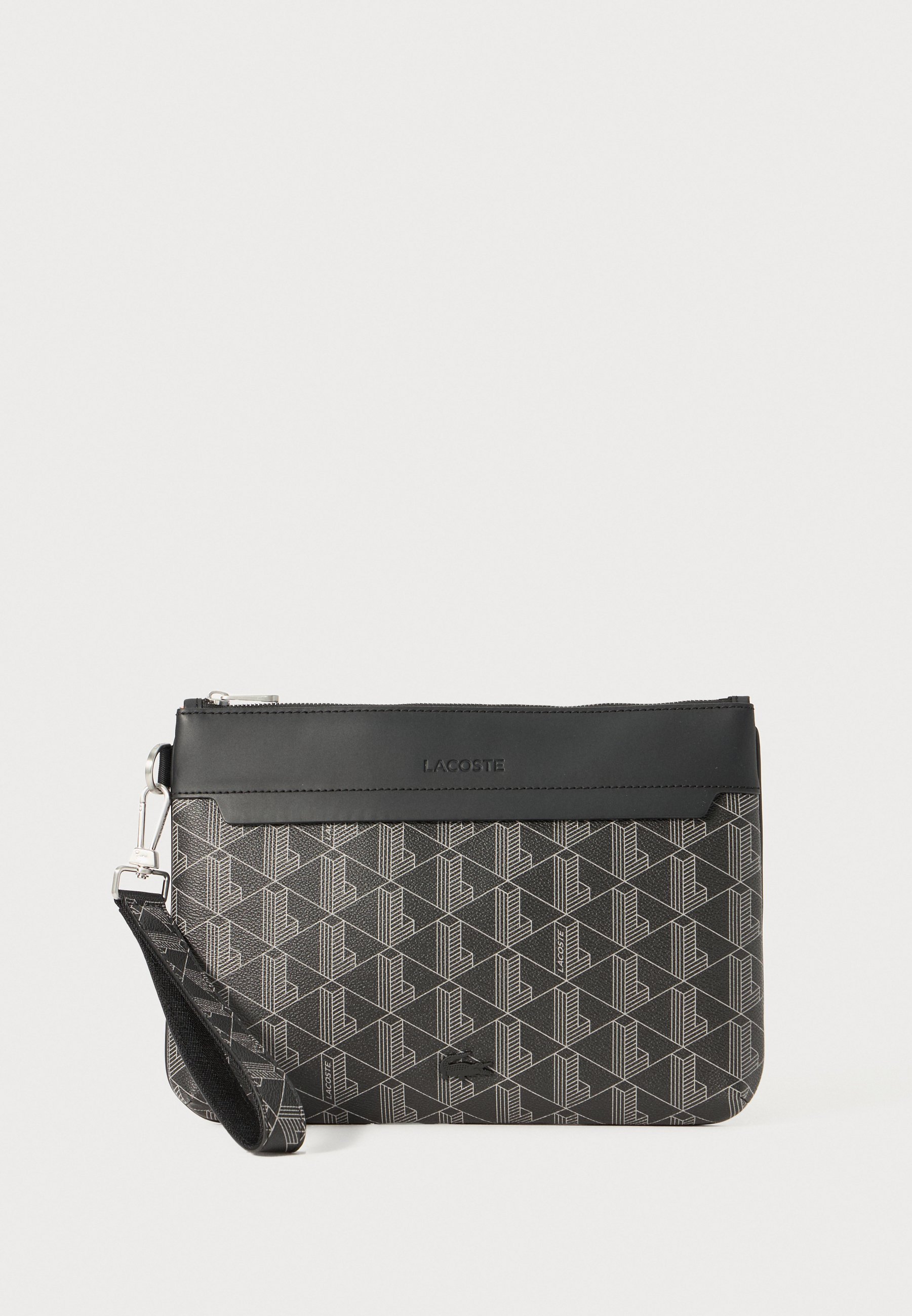 Lacoste UNISEX CLUTCH - Clutch - zwart/grijs