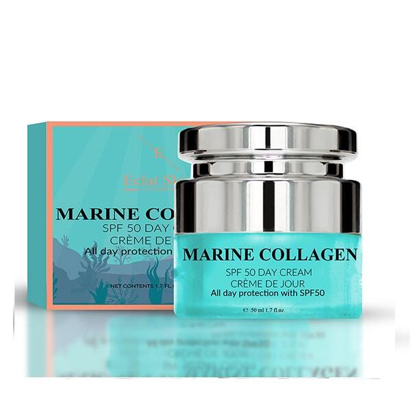 Crema de día con colágeno marino SPF50 de Eclat Skin London, 50 ml