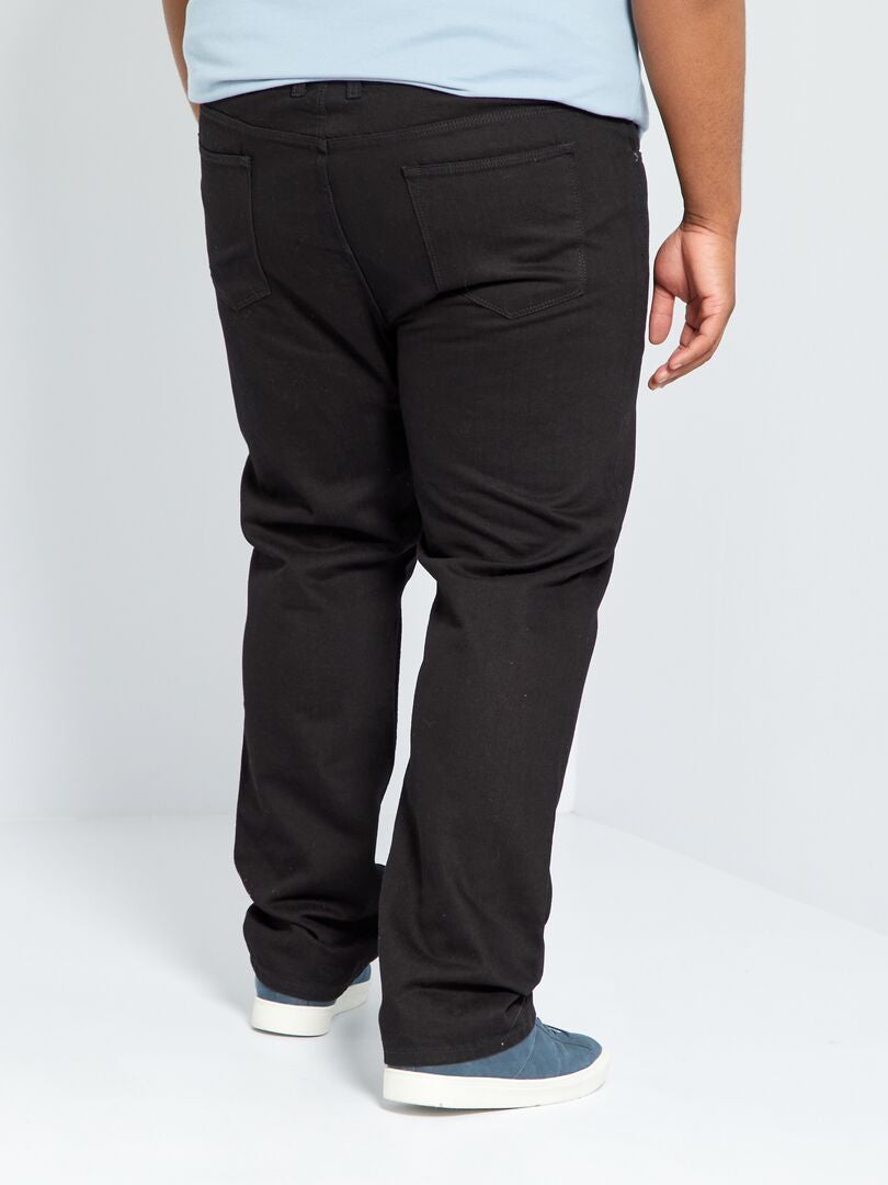 Pantalones vaqueros regulares - L32 - NEGRO