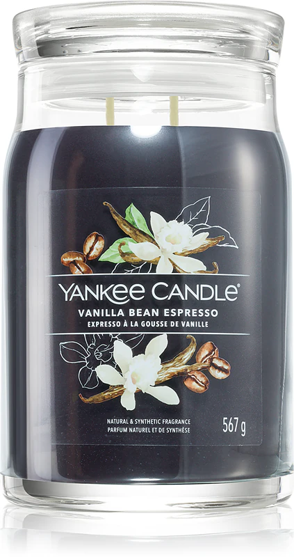 Vela perfumada Yankee Candle Vanilla Bean Espresso Signature