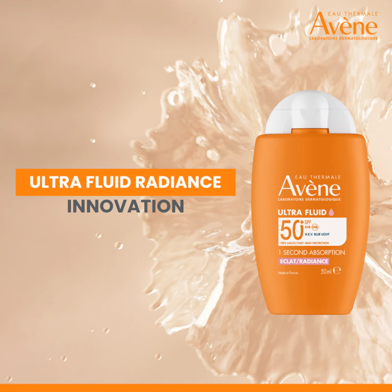 Fluido iluminador Avène Sun Ultra Radiance com proteção solar