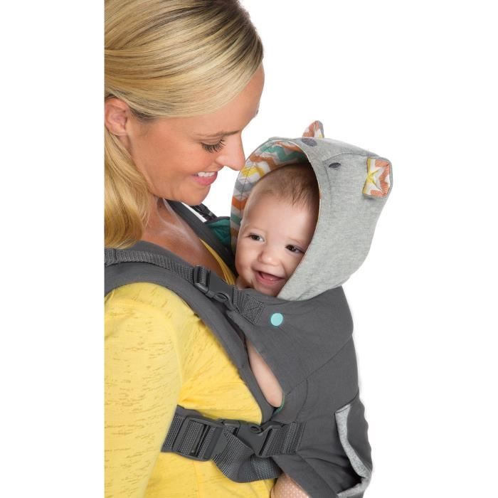 Marsupio INFANTINO Cuddle Up Teddy Bear - 2 modalità: trasporto frontale e posteriore