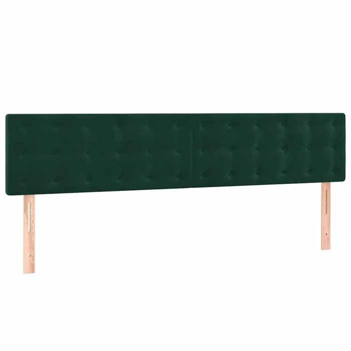 Bed met lattenbodem en matras - Donkergroen - 180x200cm - Fluweel - Maximale ontspanning