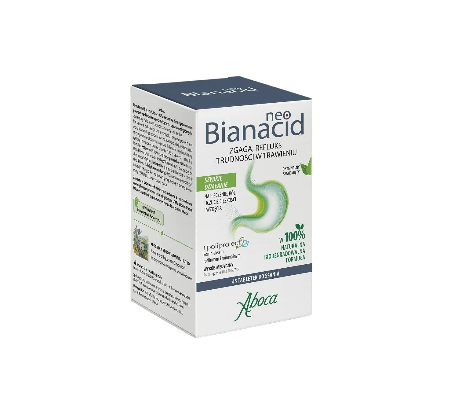 Aboca Neobianacid Smak cytrynowy Tabletki do ssania