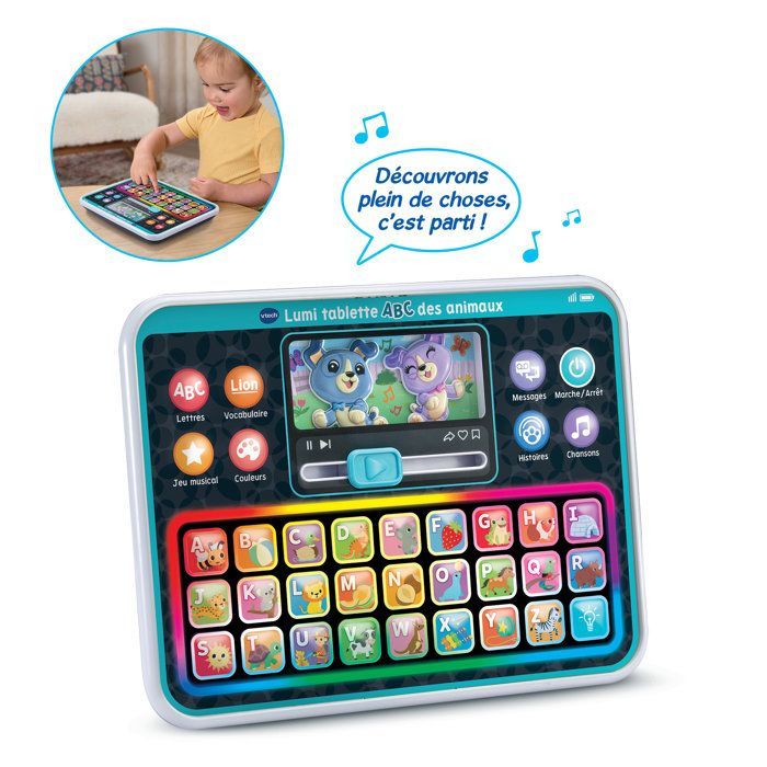 VTECH BABY - LUMI ABC ANIMALS TABLET - Multicolor