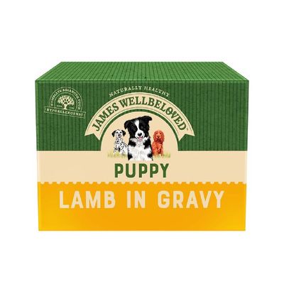 James Wellbeloved Puppy & Junior Pouches – Lamm mit Reis