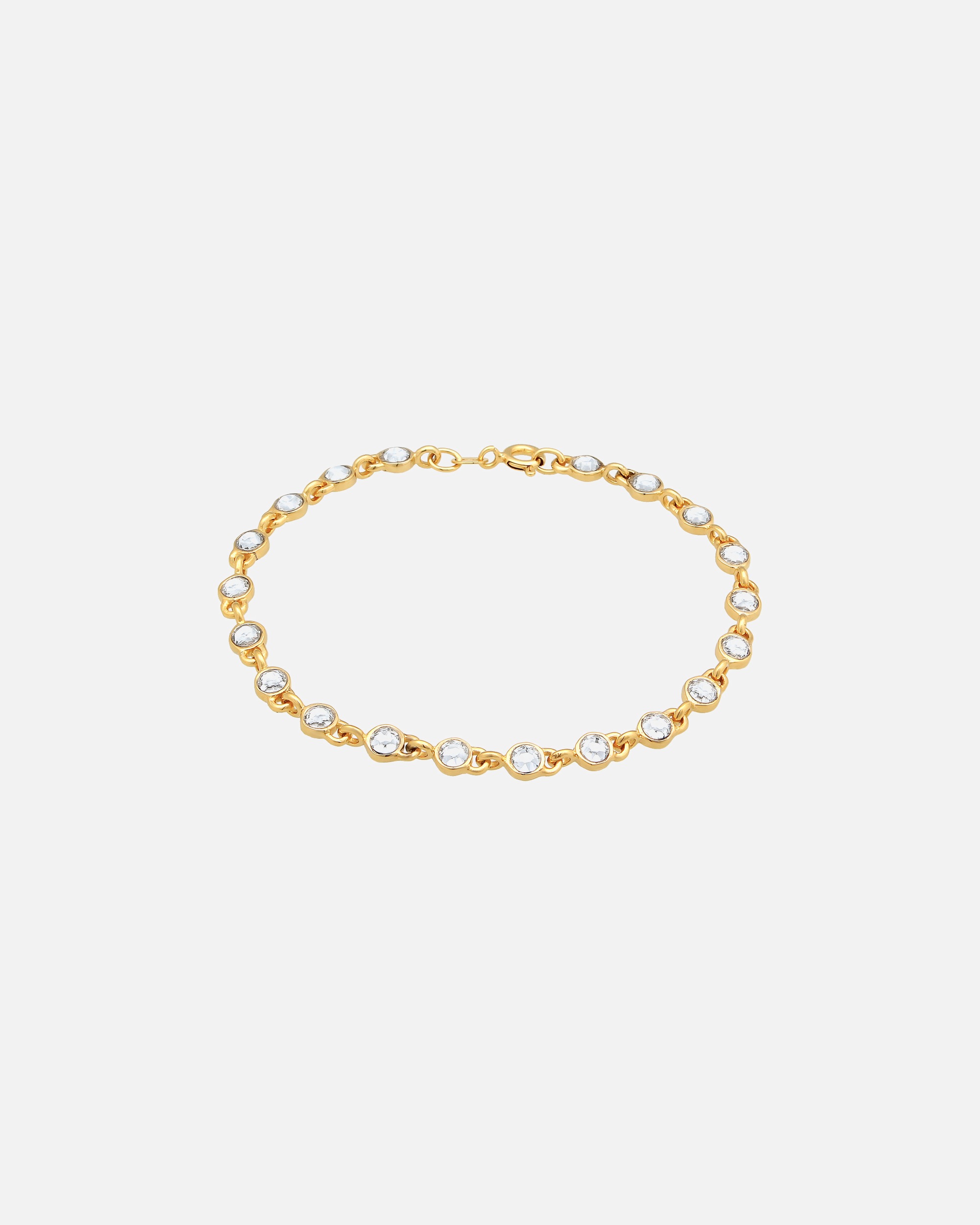 Elli Femmes Tennis Tendance classique avec cristaux en argent sterling 925