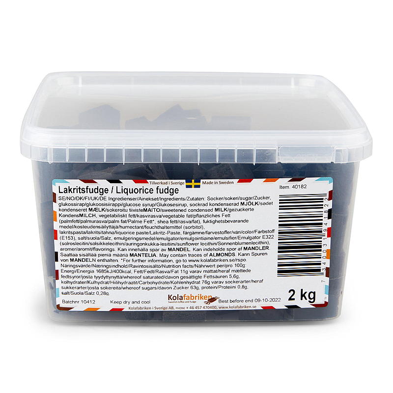 KnallGoodt Lakridsfudge 2,0 kg karamel